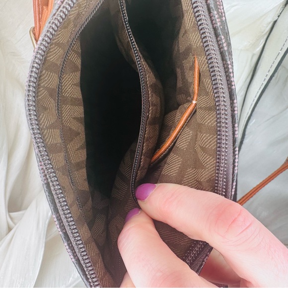 MKF Women PU Leather Shoulder Small Pocketbook Messenger  Black Crossbody Bag - Picture 5 of 7